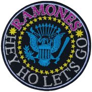 RAMONES - Hey Ho Let's Go V2 - 8 cm - Patch