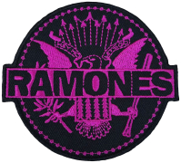 RAMONES - Pink Seal - 8,1 x 9 cm - Patch