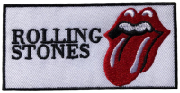 THE ROLLING STONES - Text Logo - 5 x 9,8 cm - Patch