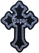 TUPAC - Cross - 9,4 x 6,8 cm - Patch