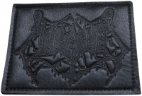 UNLEASHED - Logo - Leder-Patch - 9,3 cm x 7,1 cm