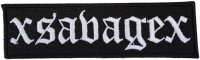 XSAVAGEX - Logo - 13 cm x 3,7 cm - Patch