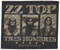 ZZ TOP - Tres Hombres - 10 cm x 8,4 cm - Patch